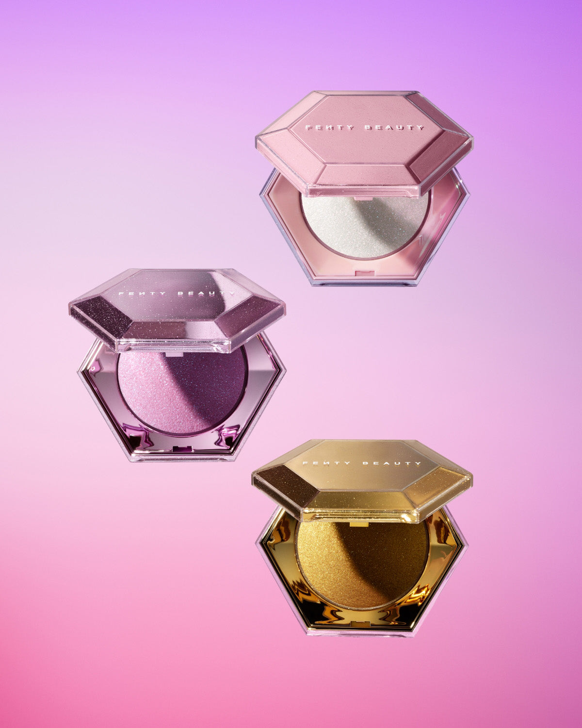 Diamond Bomb All-Over Diamond Veil ¡ª Pink Ice