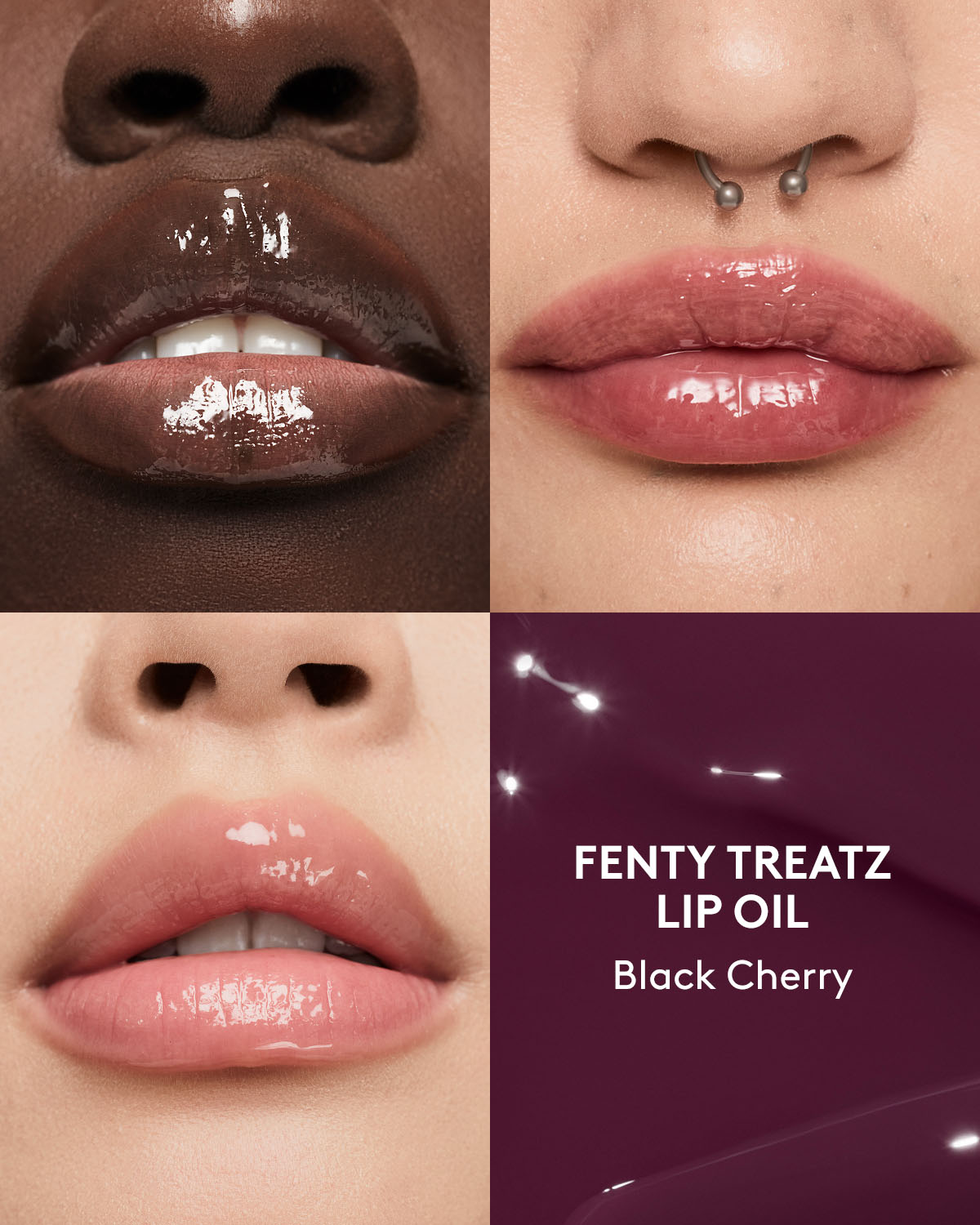 Fenty Treatz Hydrating + Strengthening Lip Oil ¡ª Black Cherry